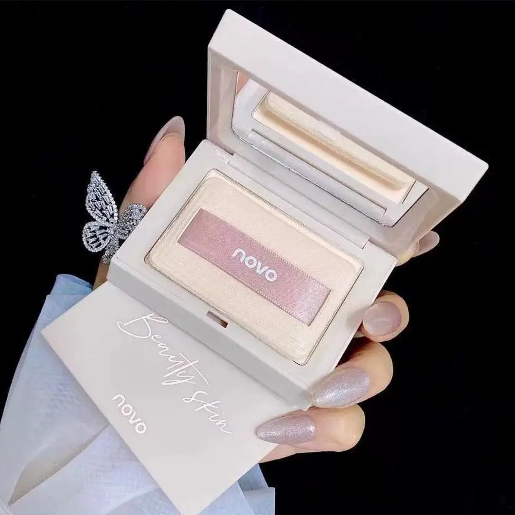 NOVO Loose Makeup Concealer Net Red The Same Type Of brightens skin tone Translucent Powder Makeup Setting Dry And Wet Dual-use