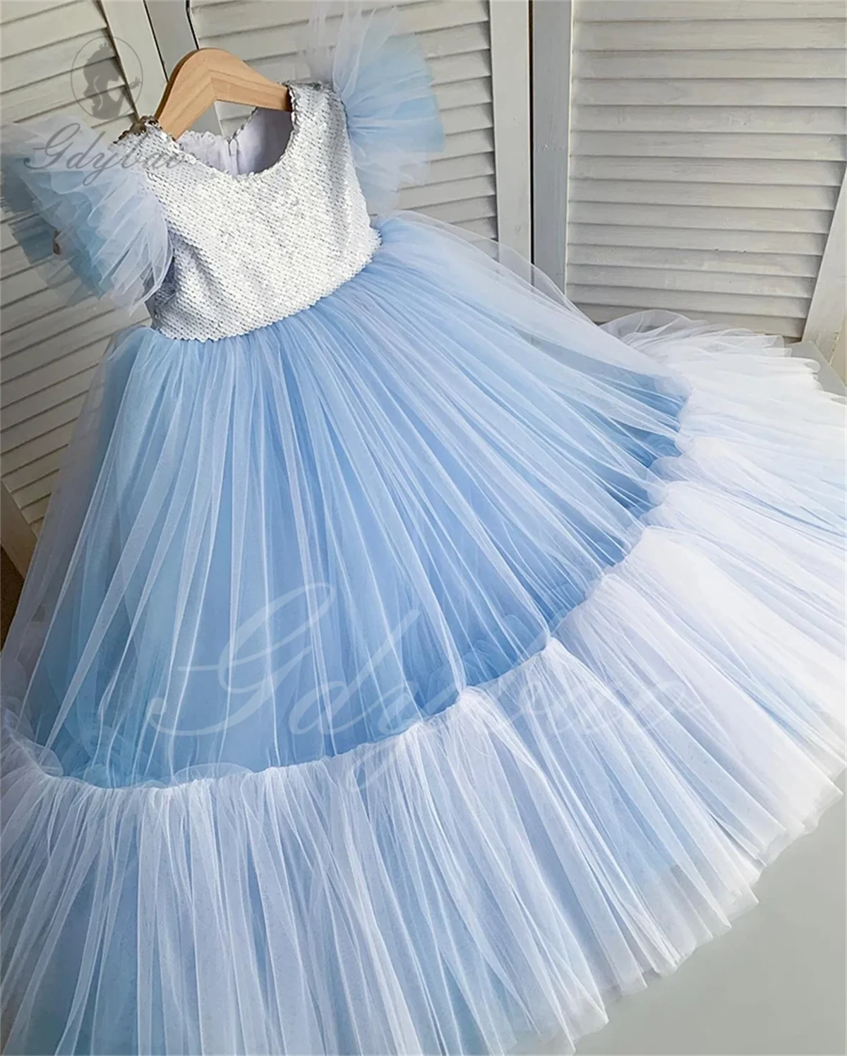 Vestidos de princesa feminina, vestido de dama de honra, roupas infantis, vestidos longos, concurso, baile, comunhão