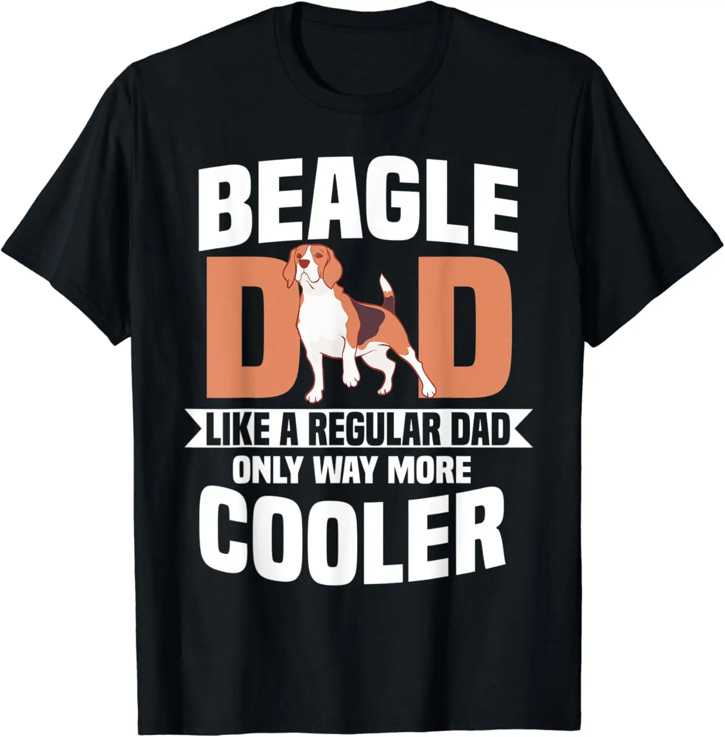 

Beagle Dad Small Scent Dog Hunting Pet Owner Father's Day T-Shirt