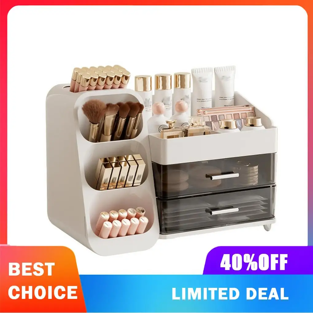 Uforu Bathroom Organizer Countertop Beauty Counter With Functional Transparent Drawers Cm.Crafted