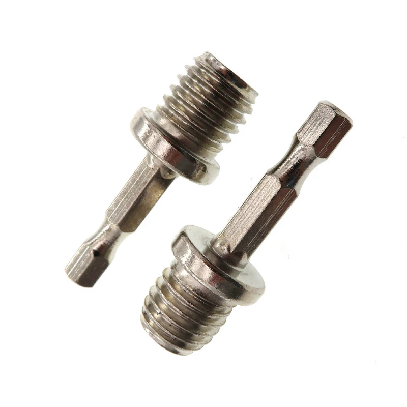 1PCS Electric tool accessories self-adhesive disc polishing disc connecting rod hexagonal electric drill conversion head M14