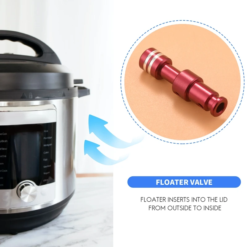 Promotion!Universal Replacement Floater Valve And Float Cap For Pressure Cookers For Ip-Duo Ip-Lux60 Ip-Duo50 Ip-Lux50 Smart-60