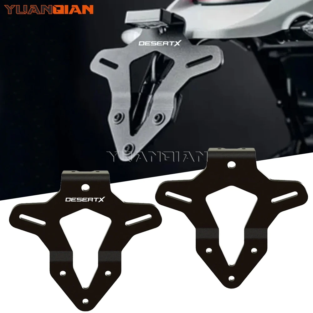 

For Ducati DesertX Desert X 2022 - 2025 2026 Motorcycle License Plate Holder LED Light Tail Tidy Fender Eliminator Accessories