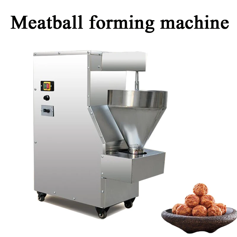 

Meatball-Maker Forming Machine High Speed Beater Fish Beef Pork Balls Blender Granulator Kitchen Equipment Commercial