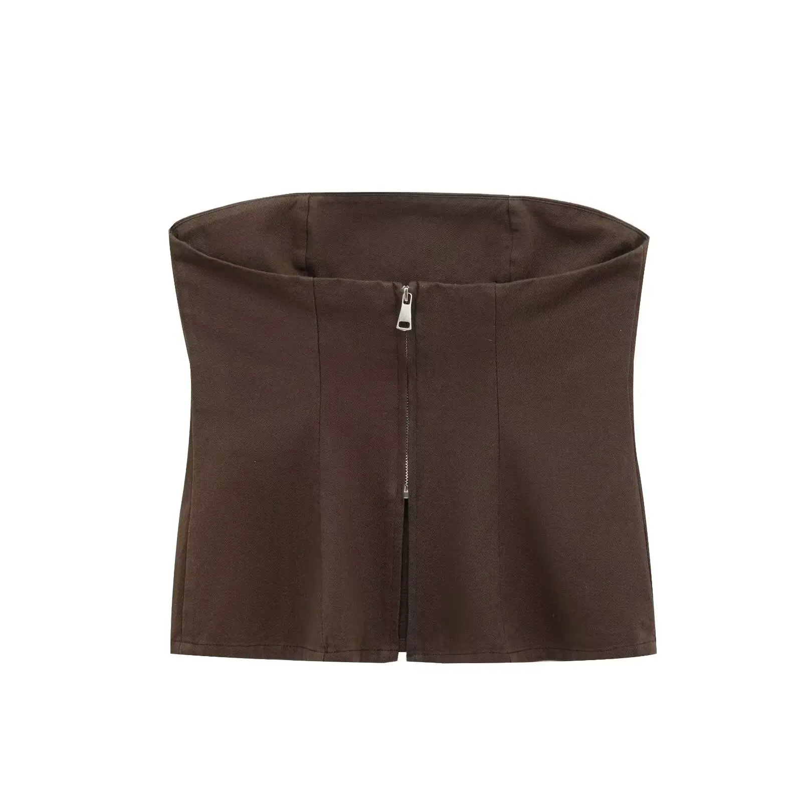 

Faionable Denim Wrap Top Women's Spring New Sle JNLEAOG ort Length Two-Piece Set Long Pants European Sle Adult Size