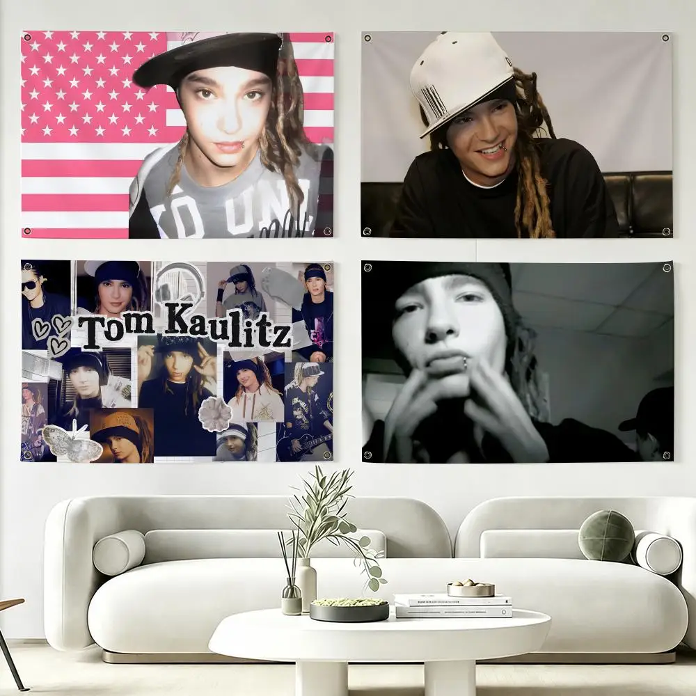 Tom K-kaulitz Singer Flags Flag Suitable For Party Club Outdoor Interior Wall Art Decoration Banner Gift