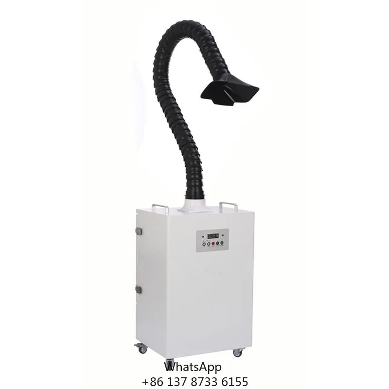 

Portable Laser Metal Welding Fume Extractor Suction Hepa Filter Dust Collector Smoke Extractor With 1.4m Arm