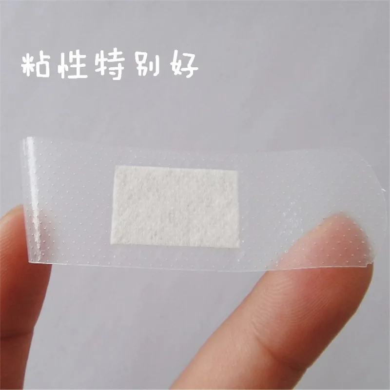 50pcs/set Transparent Band Aid First Aid Strips Finger Skin Dressing Plaster Patch Waterproof Tape Woundplast Adhesive Bandages