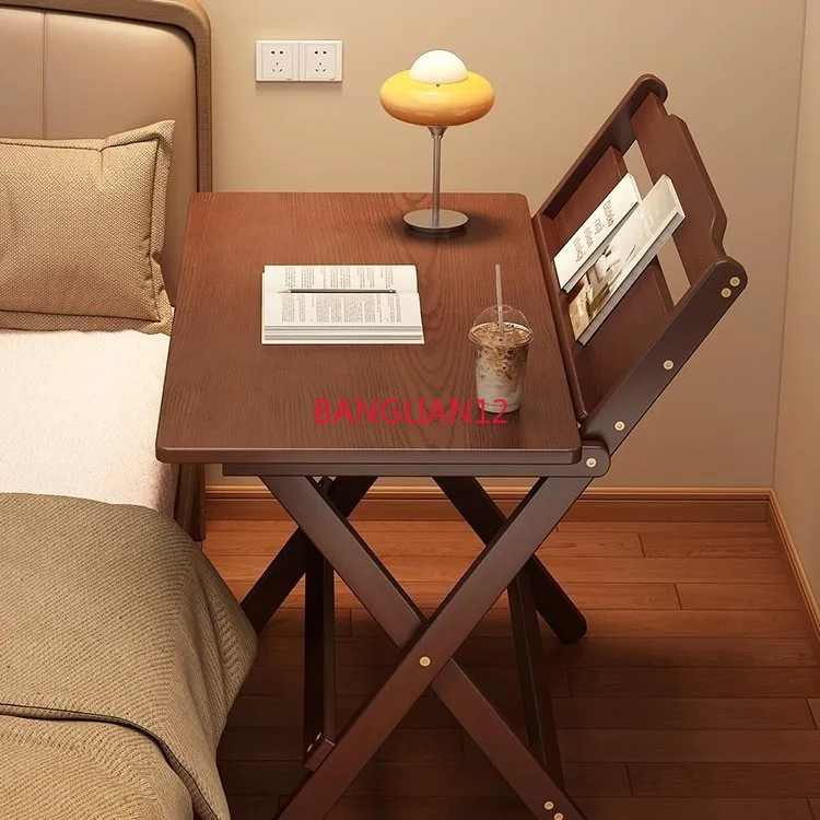 

Foldable bedside desk, mobile writing desk, computer desk free of installation