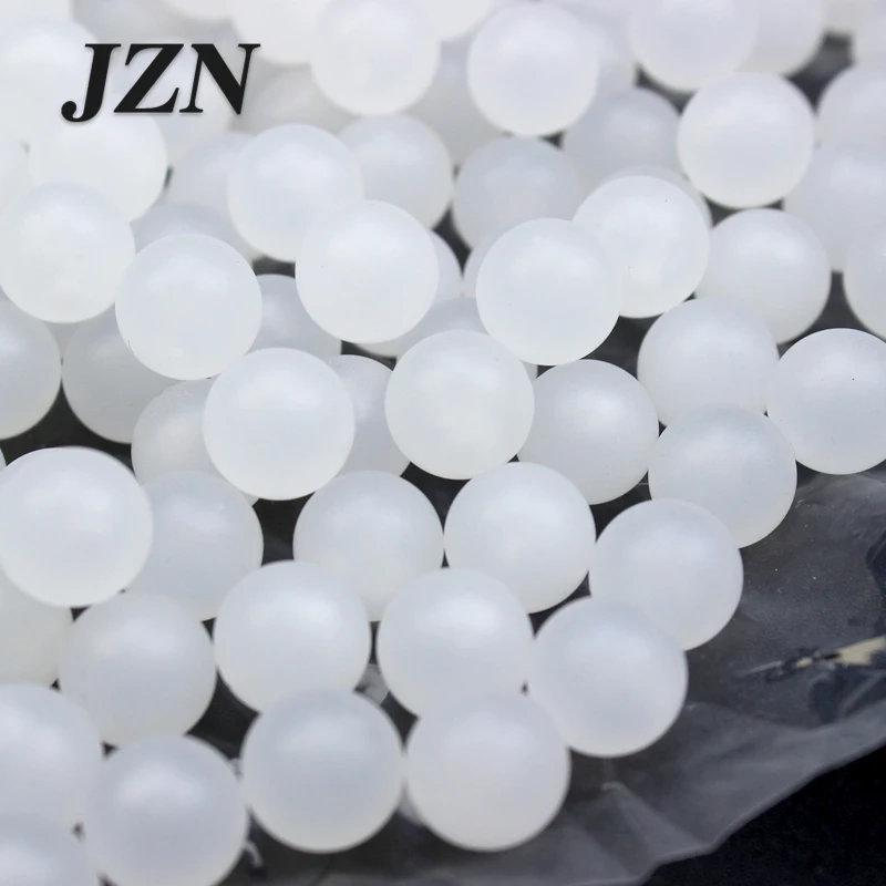 Solid Polypropylene PP Plastic Balls 3 4 5 6 7 8 9 10mm Semi-Transparent Engineering Bearing Balls, Corrosion-Resistant