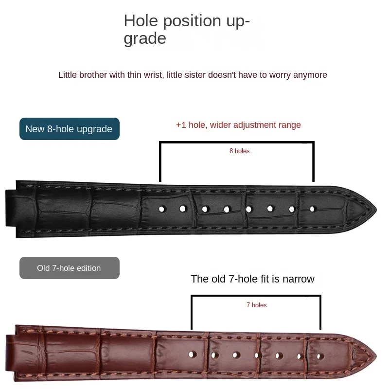 For LV Genuine Leather Watch Band for Louis Vuitton Tambour Series Mouth 10 12mm Watchband Men's Women's Q114k Q1121 Watch Strap