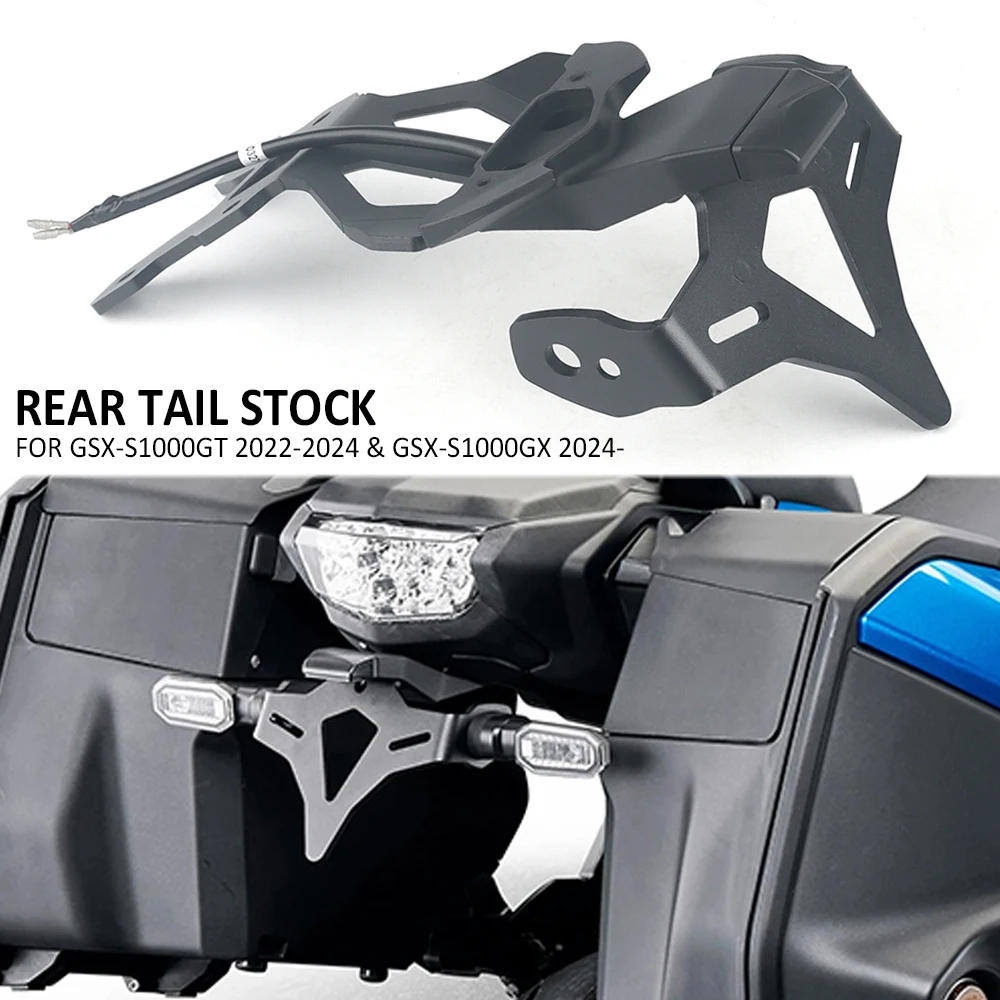 

For SUZUKI GSX-S1000 GT GX GSX-S1000GT GSX-S1000GX Motorcycle Rear Short Tail Stock License Plate Holder Tailstock Frame Bracket