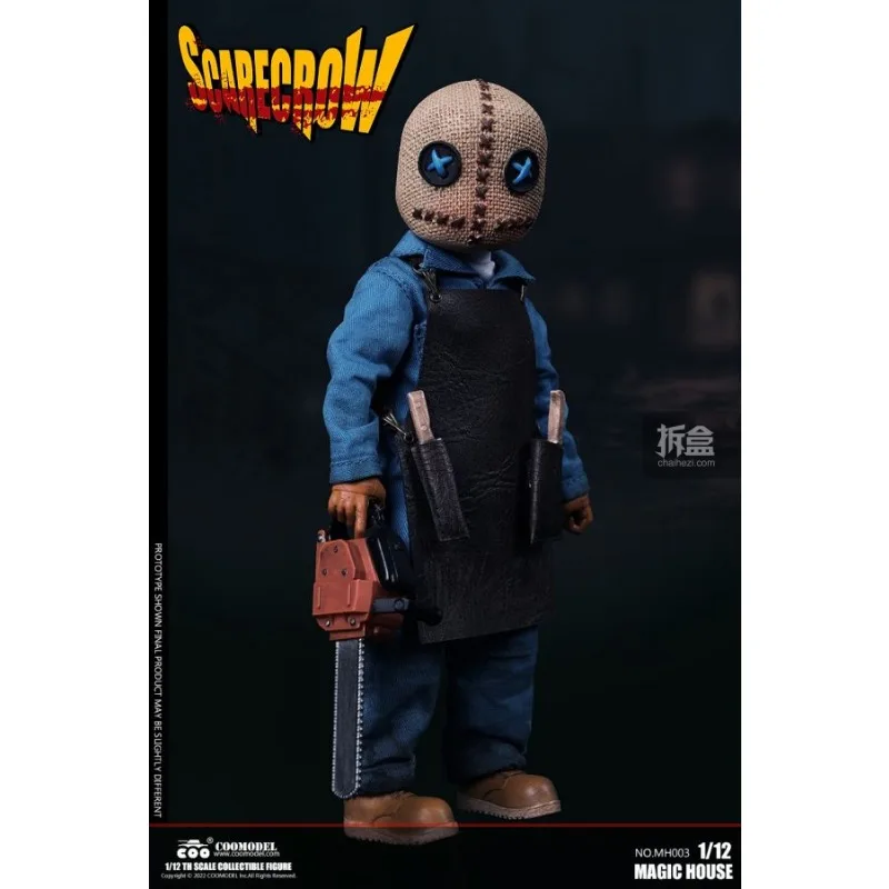 COOMODEL Oryginalna Seria Magiczny Dom Dyniowy Ludzik Strachodawca 1/12 Ruchoma Lalka Ręcznie Robiony Model Zabawka Kolekcjonerska Dostępna od Ręki