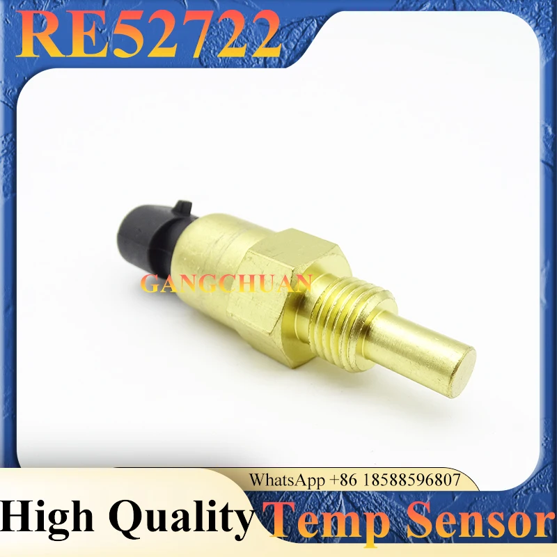 New RE52722 Temperature Sensor for 1200 1400 1600 310G 310J 310K 310SJ Construction Machinery Spare Parts 2