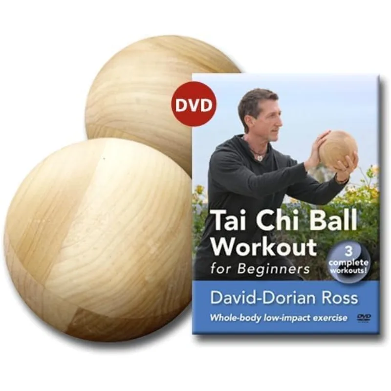 

Bundle: Tai Chi Ball for Beginners with David-Dorian Ross (YMAA) Tai Chi DVD and Two Starter Balls inches Each Muscle-Building