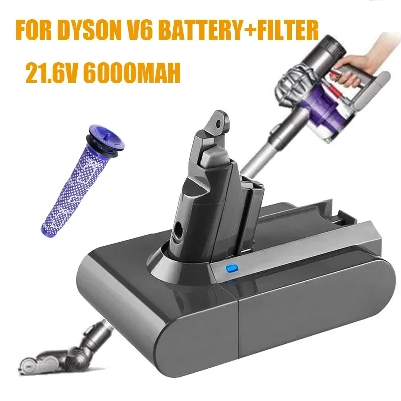 

for Dyson vacuum cleaner uses V6 battery, 21.6 V,12800mAh, 21.6 V, 12.8Ah, DC62, DC59 (6.0 Ah, 8.0 Ah, 9,8 Ah, 12,8 AH)