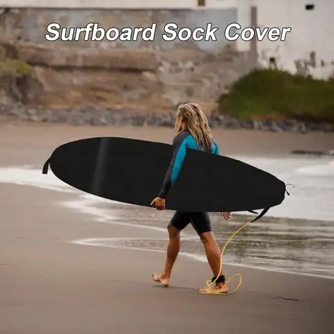 서핑 보드 Sockliner 인쇄 서핑 롱 보드 가방 방풍 방수 방진 스키 보호 커버 다기능 Funboard 양말