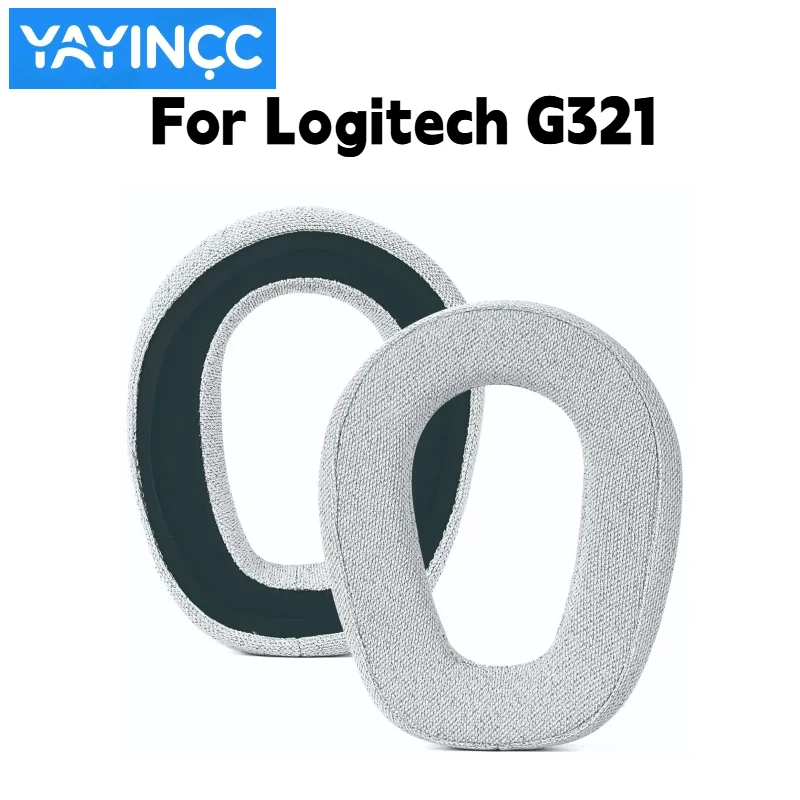 Ersatz-Ohrpolster aus hautfreundlichem Baumwollstoff für Logitech G321 Headset. Angenehm zu tragen, verursacht keine Hautirritationen. – Detail 2