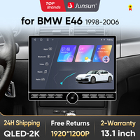 Junsun 13.1-inch QLED Car Radio Intelligent Systems For BMW E46 M3 318/320/325/330/335 CarPlay Android Auto RDS DSP GPS FM BT