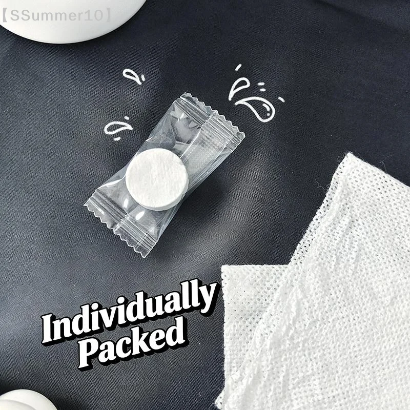 【SSummer10】20x20cm Disposable Compressed Towels Portable Face Towel Travel Essential Must-Have【SS】
