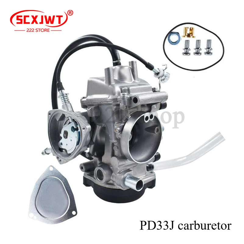 

PD33J Carburetor Carb For Yamaha YFM250 YFM350 YFM400 YFM450 Kodiak 400 450 Big Bear 400 Grizzly 450 350 400 Wolverine 350 ATV