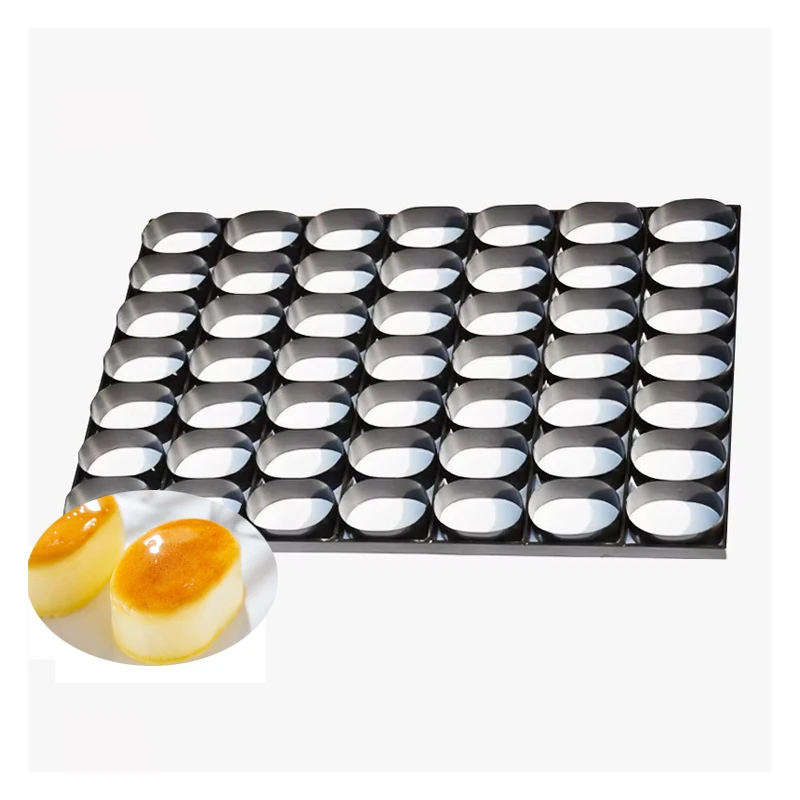 485x325x25mm 49 And 54 Cavity Stainless Steel Cheese Cake Mousse Mold