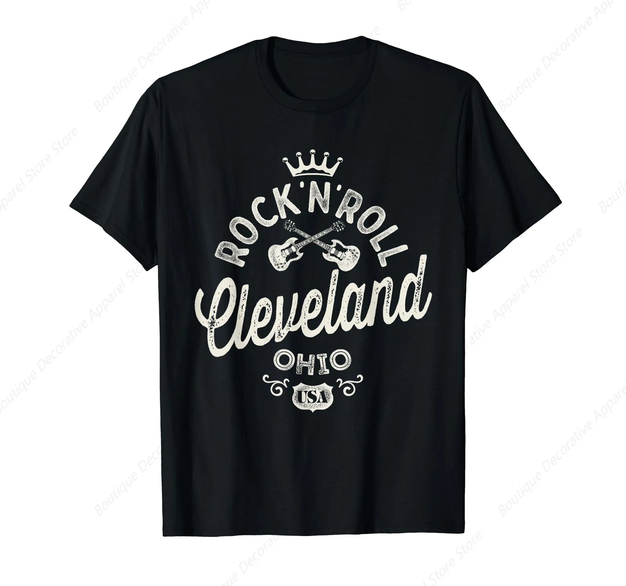 

Cleveland Rock'n'Roll Music Cool Vintage T-Shirt