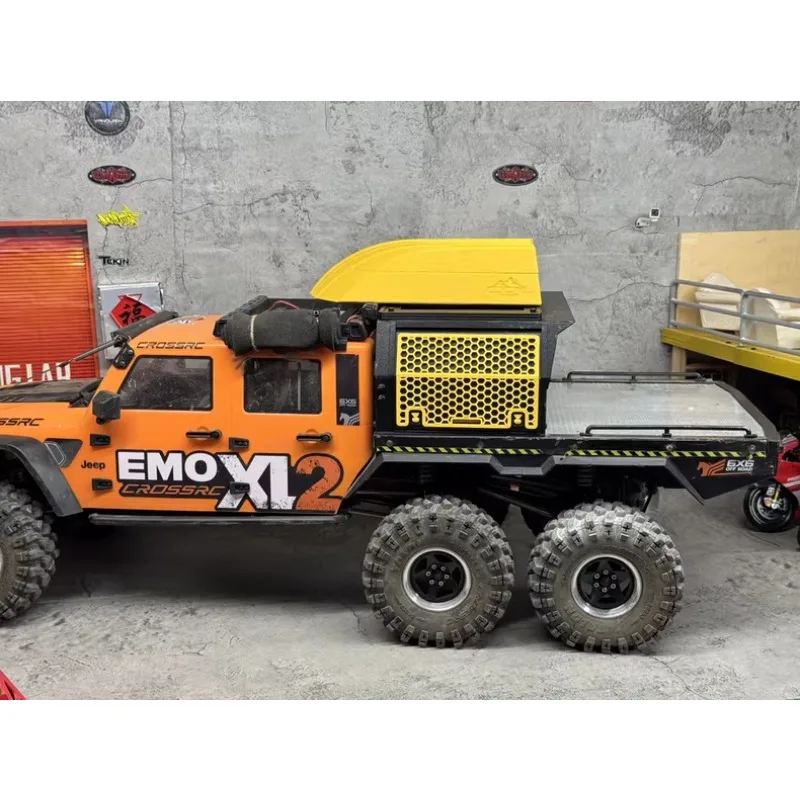 

CROSSRC 1/8 EMO XL2 Wild Horse Roof Rack Hunting Storage Box RC Crawler Car Accessories for 4x4 Off-Road Truck Upgrade Parts