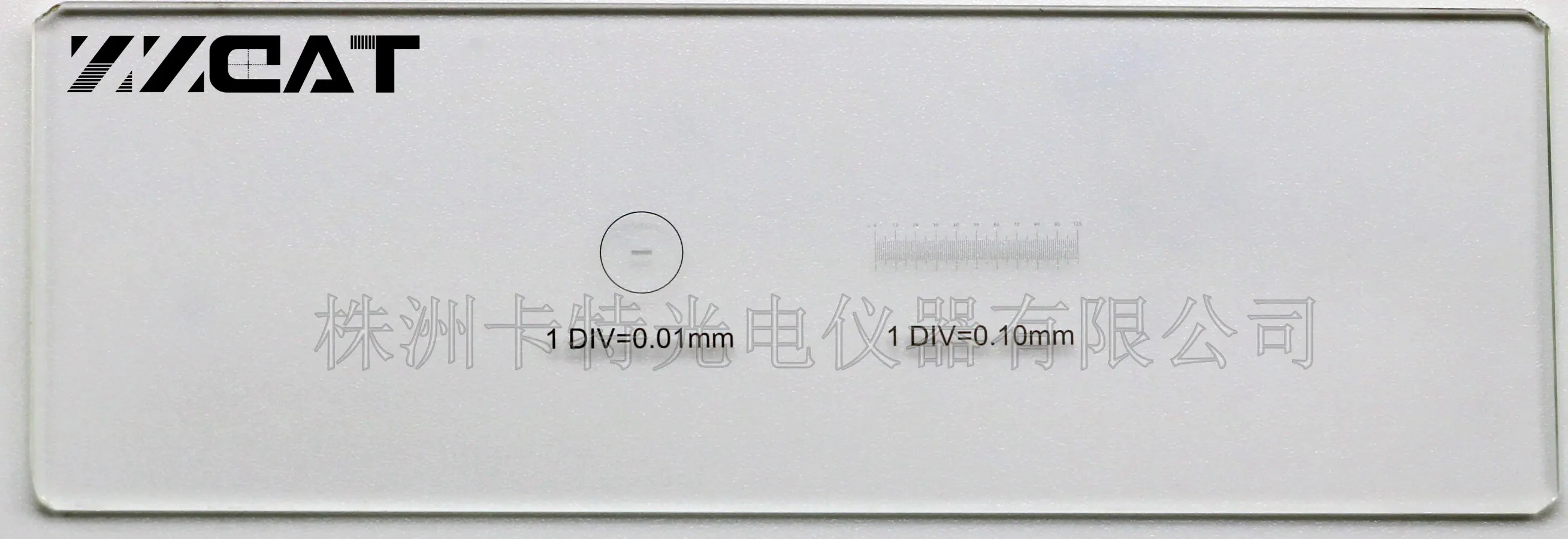 

CAT916 microscope objective micrometer calibration ruler reticle eyepiece micrometer 0.1mm 0.01m