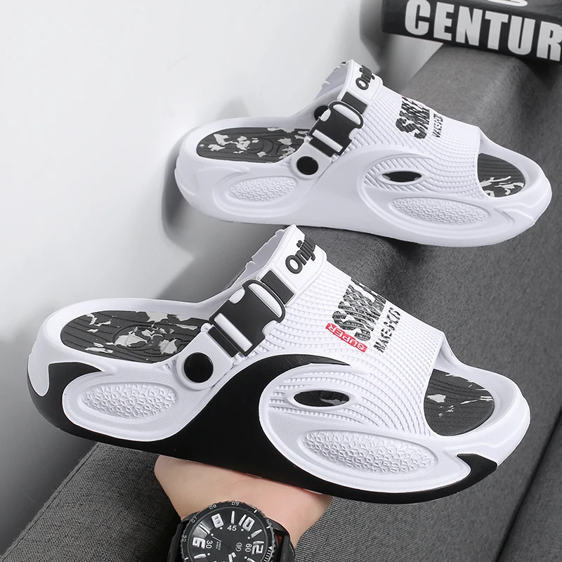 

Men New EVA Slippers Bathroom Non Slip High Quality Soft Comfortable Bedroom Unisex Sandals Luxury Summer Orginal Design Casual