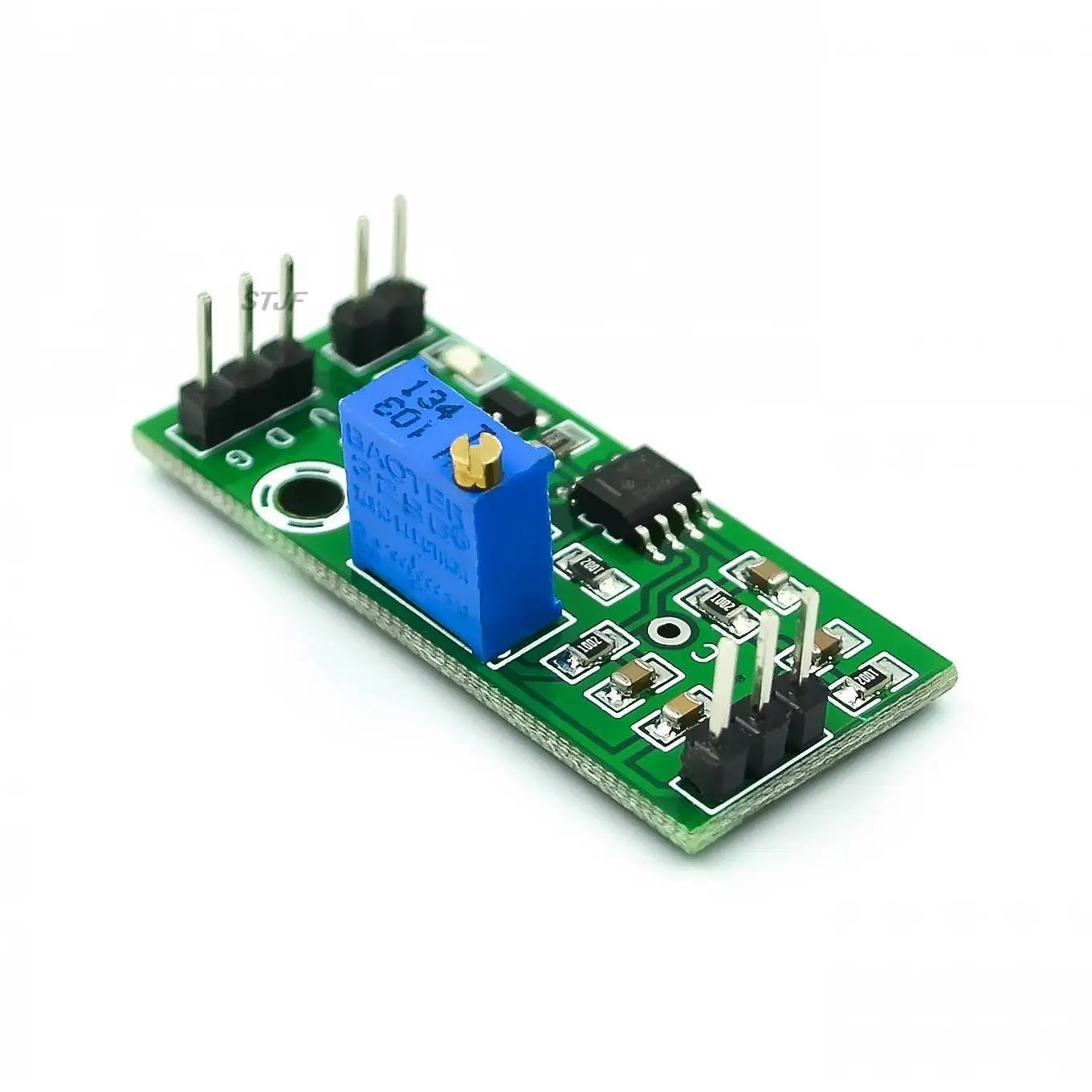 LM393 Voltage Comparator Module Signal Waveform Adjustable High Low Level/Load Drive Dual Channel 4.5-28V High Voltage Module