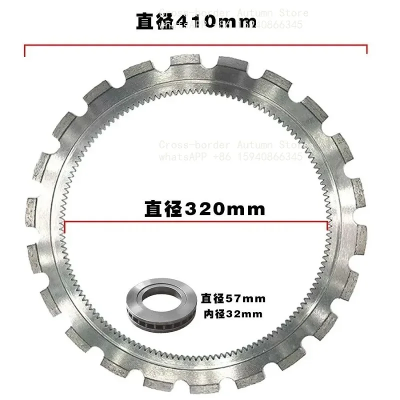For High Frequency New 410 Special Internal Gear, Ring Saw Blade Wall Cutter Ring Concrete