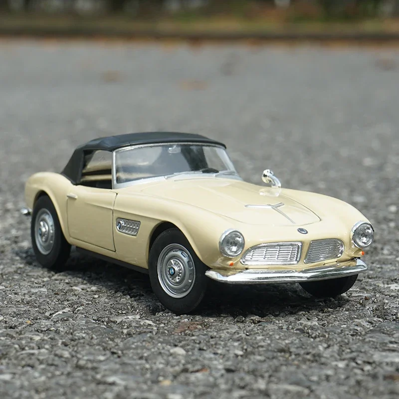 WELLY 1:24 BMW 507 قابل للتحويل BMW 507 Soft-Top 1956 سبيكة سيارة نموذج Diecasts ولعبة المركبات جمع سيارة لعبة الصبي هدايا عيد الميلاد