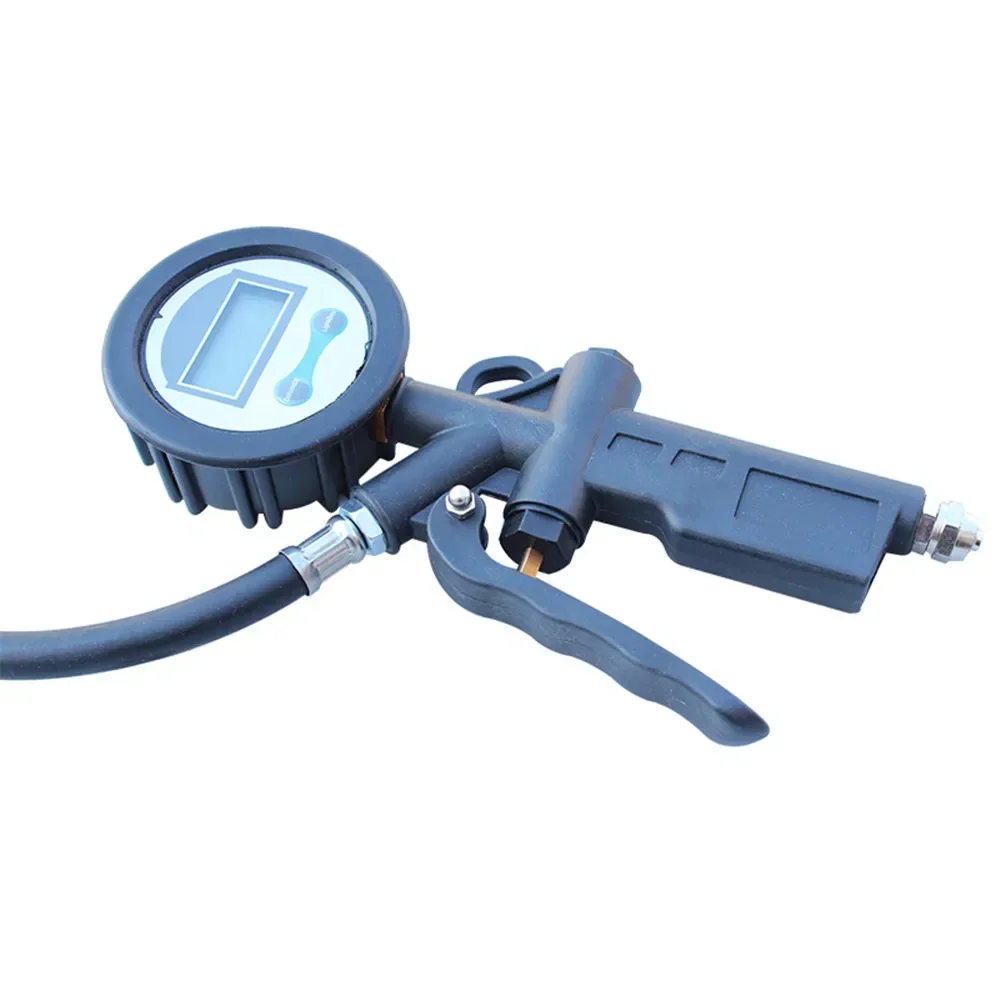 Car Tire Pressure Gauge Tire Pressure Gauge Inflation Gun Digital Display Air Gun Deflation Belt Inflation