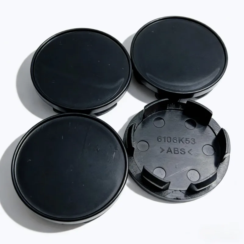 4er-Set 53MM (Clips 48MM) Radnabenkappen ohne Emblem, blanko, für Felgen, Staubschutz, Ersatz-Autozubehör – Detail 7