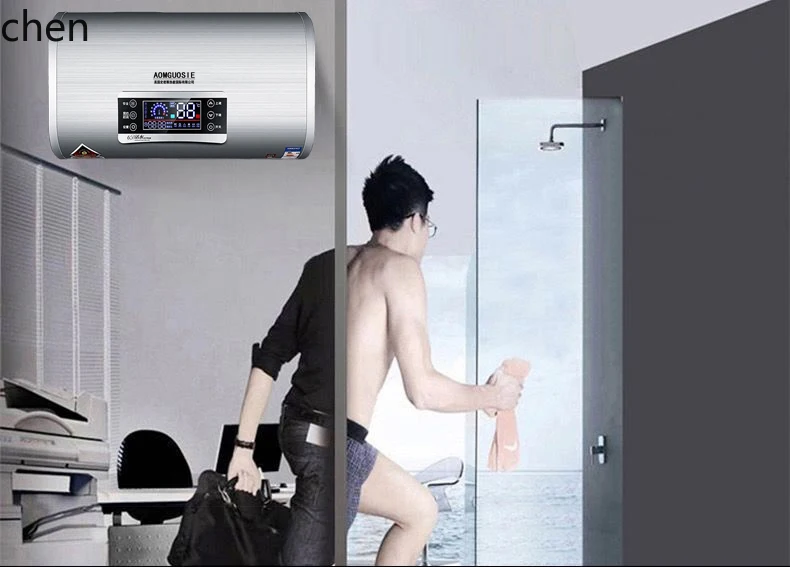 HTT เครื่องทําน้ําอุ่นไฟฟ้าแบบถังแบนเก็บน้ําประเภท 60/80 ลิตร 100 ลิตรห้องน้ําประหยัดพลังงานชั้นหนึ่ง