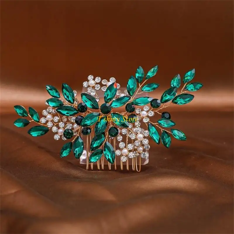 

N58F Elegant Bridal Hair Vine Hair Comb Hair Accessory for Ceremonies Evening Event