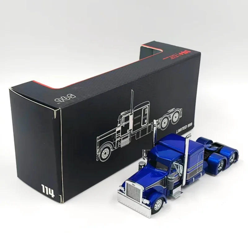

596 Diecast 1:64 Scale Peterbilt 379 Truck Alloy Car Model Classic Collection Souvenir Display Ornaments Boy Gift Toy