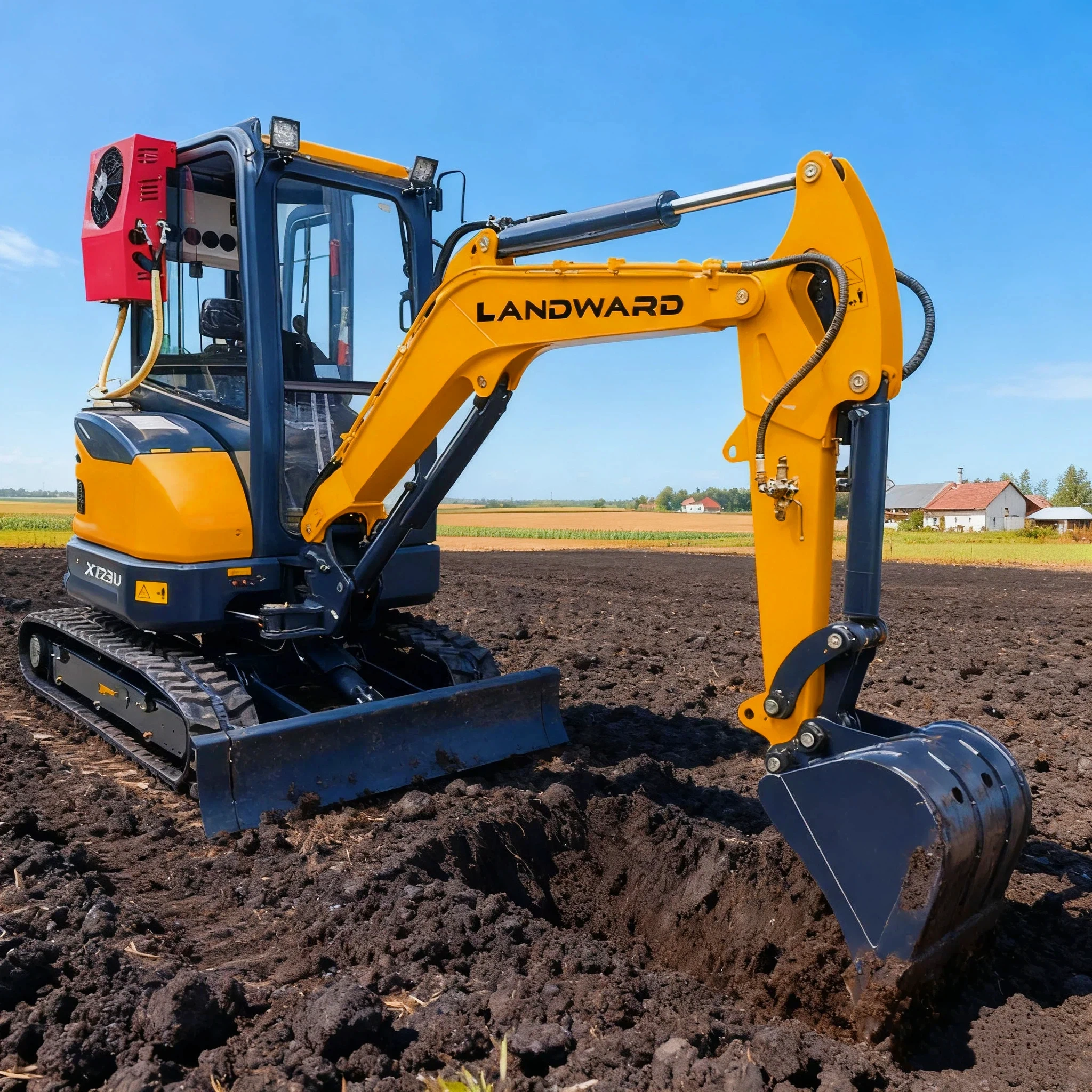 

China High Quality Hydraulic 1.8Ton Crawler Mini Digger Wholesale Micro Compact Mini Excavator 2.5Ton New Small Digger Customize