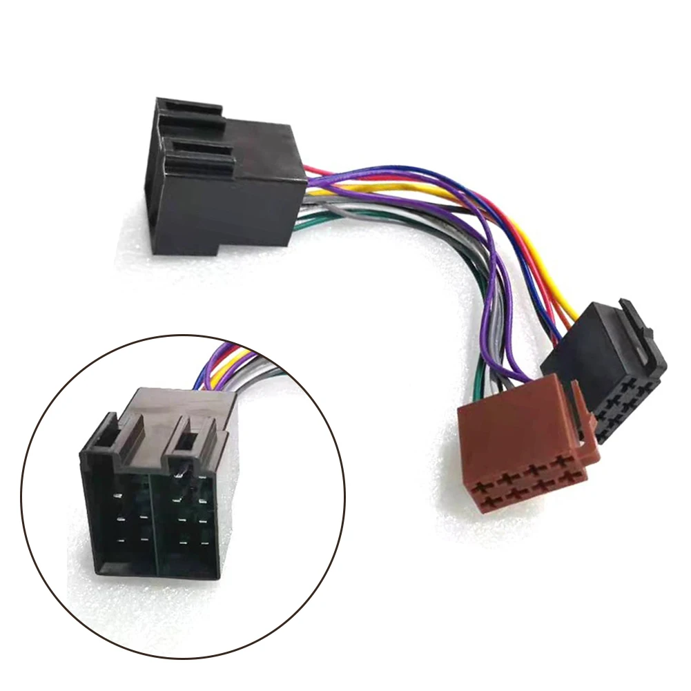 Extended For ISO Adapter Cable for Car Radio Compatible with For 106 206 306 307 405 406 607 Model Range 1992 2005
