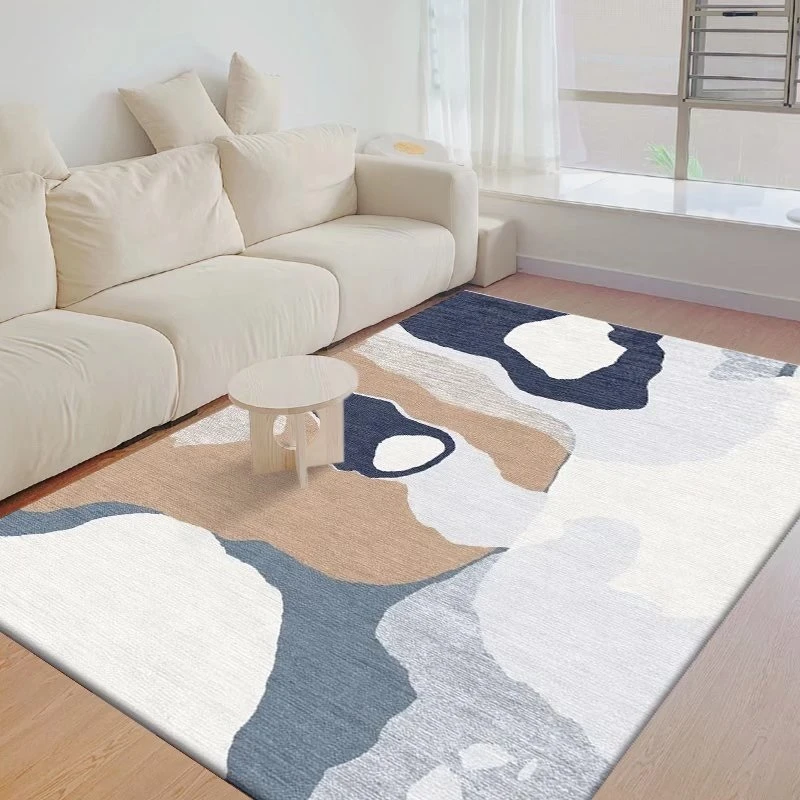 Pastoral Style Thick Plush Carpets Nordic Living Room Decoration Rugs Simple Bedroom Decor Bedside Carpet Home Study Lounge Rug