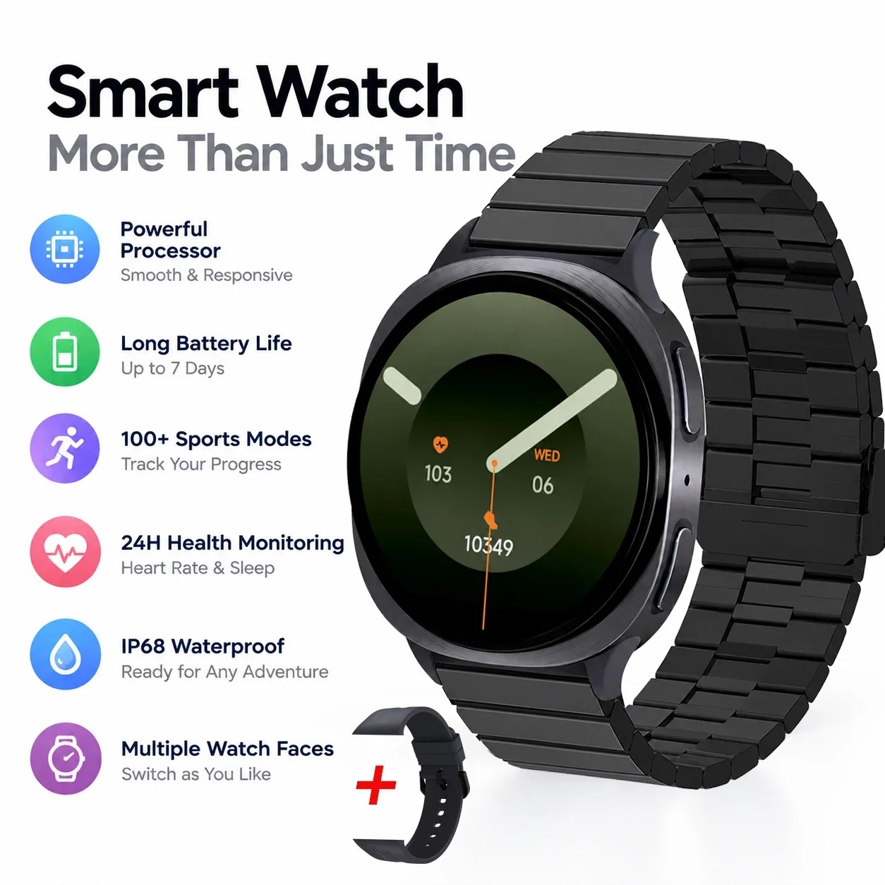 NEW Mini Smart Watch with Precision Sensors