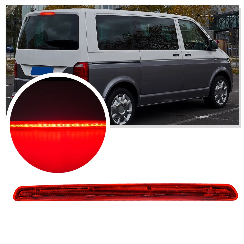 

Euro LED High Mount 3rd Brake Light Rear Stop Lamp For VW Transporter T6/T6.1 2016 2017 2018 -2024 Tail Warning Lamp spot light