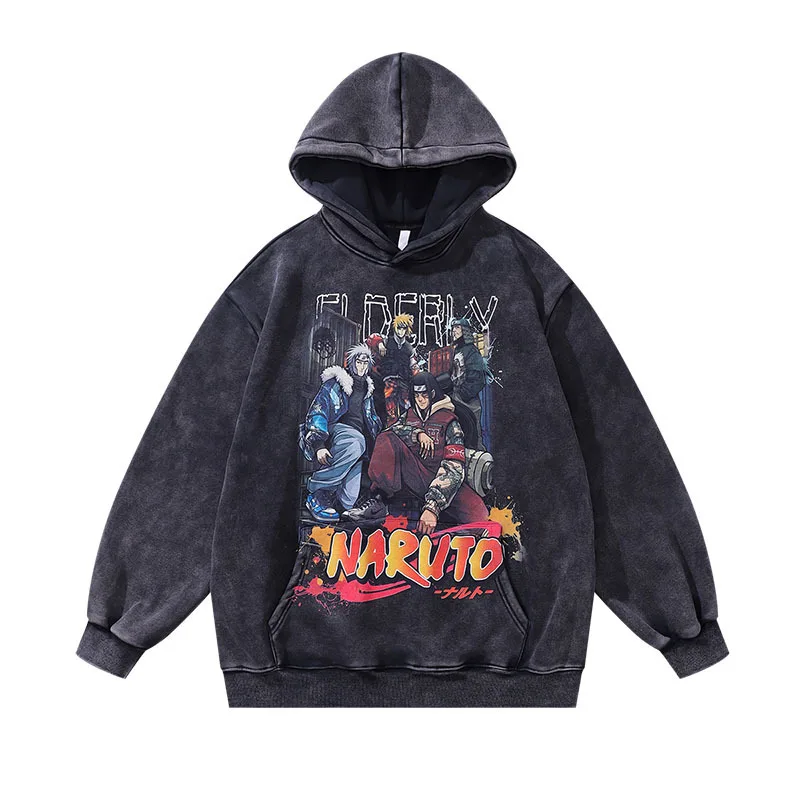 New In Hoodies For Men Men'S Clothing Winter Anime Streetwear Y2K Women Vintage Clothes Graphic Pullover Male Manga Hoodie