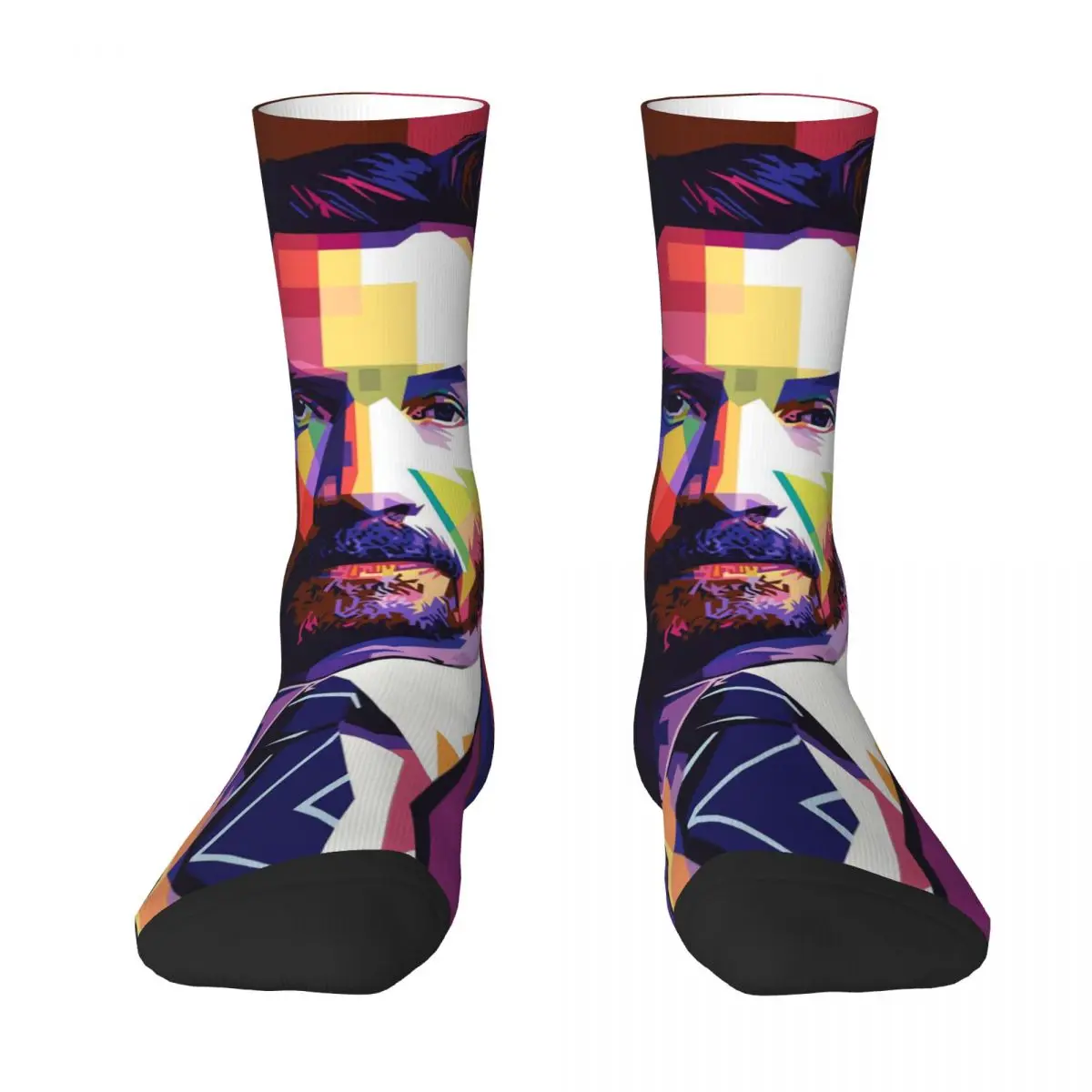 Keanu Reeves Unisex Socken laufen 3D-Druck glückliche Socken Street Style verrückte Socke