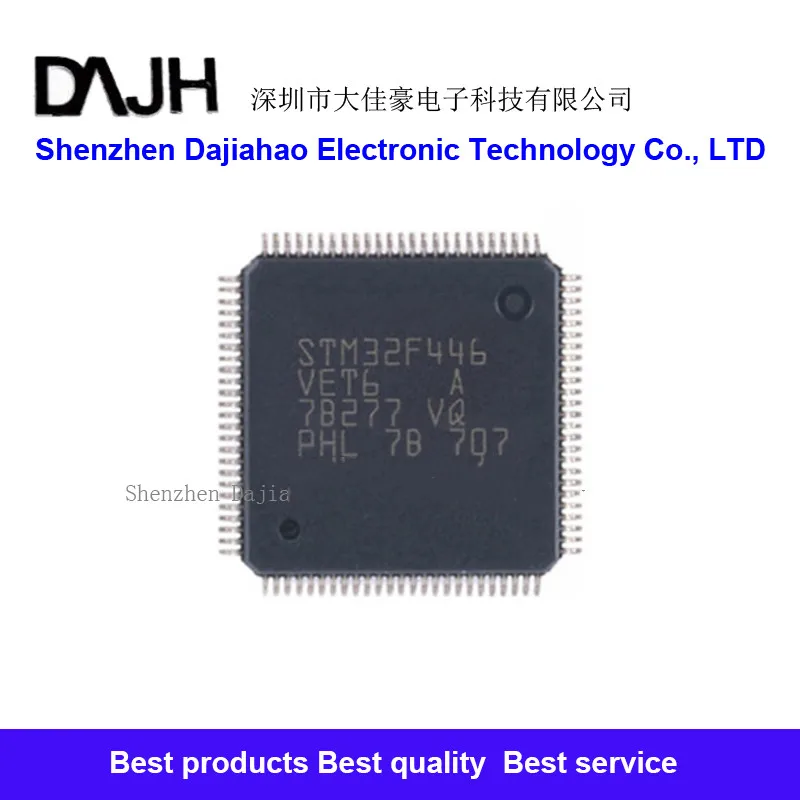 

1pcs/lot STM32F446VET6 STM32F446 VET6 IC MCU 32BIT 512KB FLASH 100LQFP ic chips