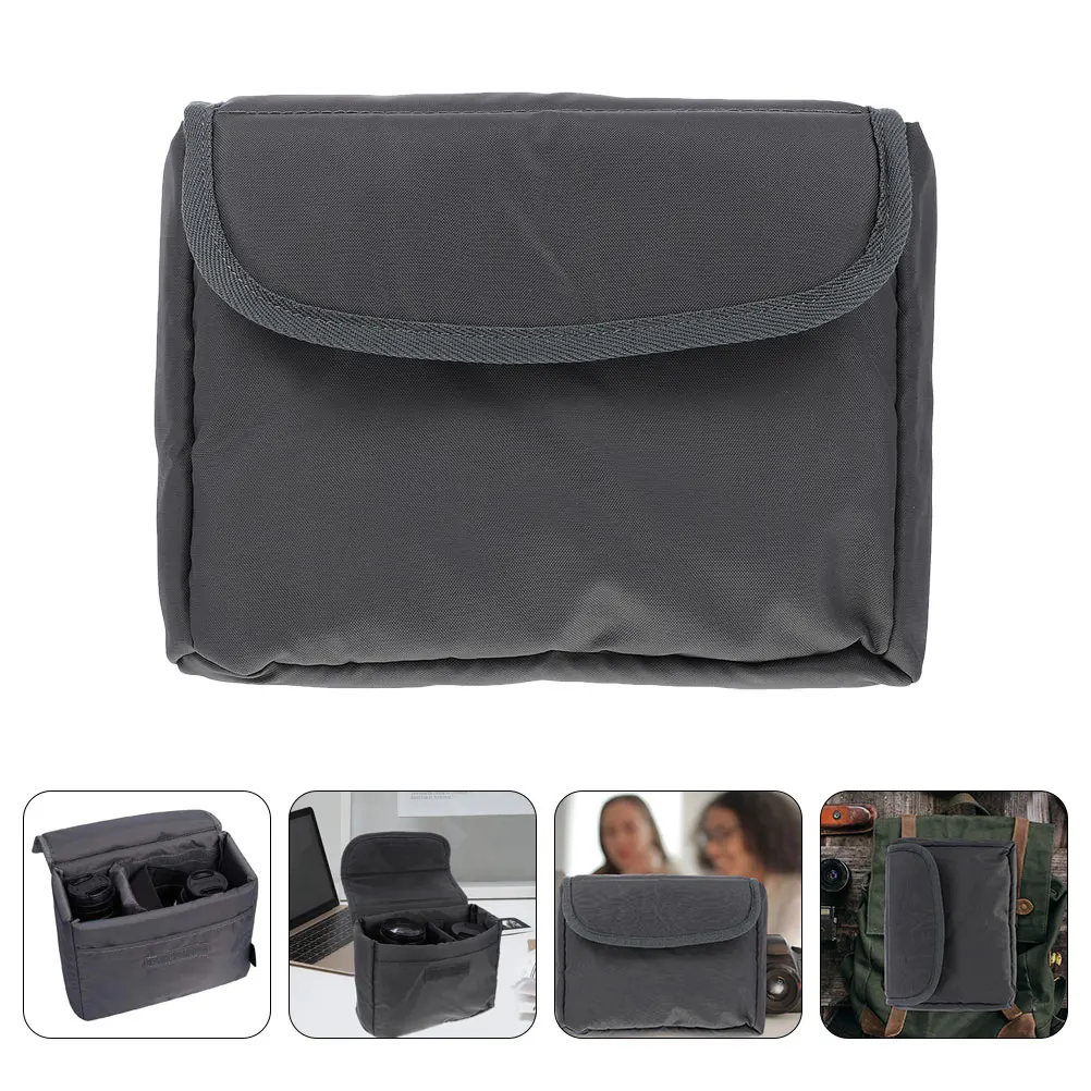 

Elastic Lens Pouch Anti-Shock Camera Bag Insert Dustproof Scratch-Resistant Protective Case Travel Portable Camera Storage Bag