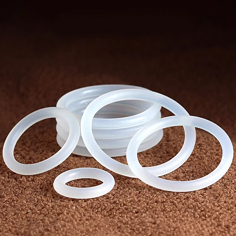 VMQ CS 3,5 mm O-ring Anello in silicone Anello di tenuta in silicone bianco Sigillante a forma di isolamento in silicone per uso alimentare OD10-100mm