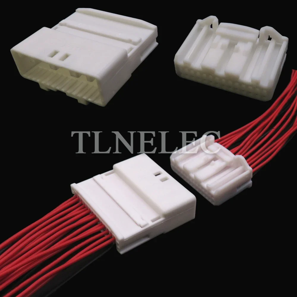 28 Pin Way Auto Male Female Wiring Cable Socket with Wires Car Small Power Unsealed Connectors 1565380-1 1565377-1 1717115-1