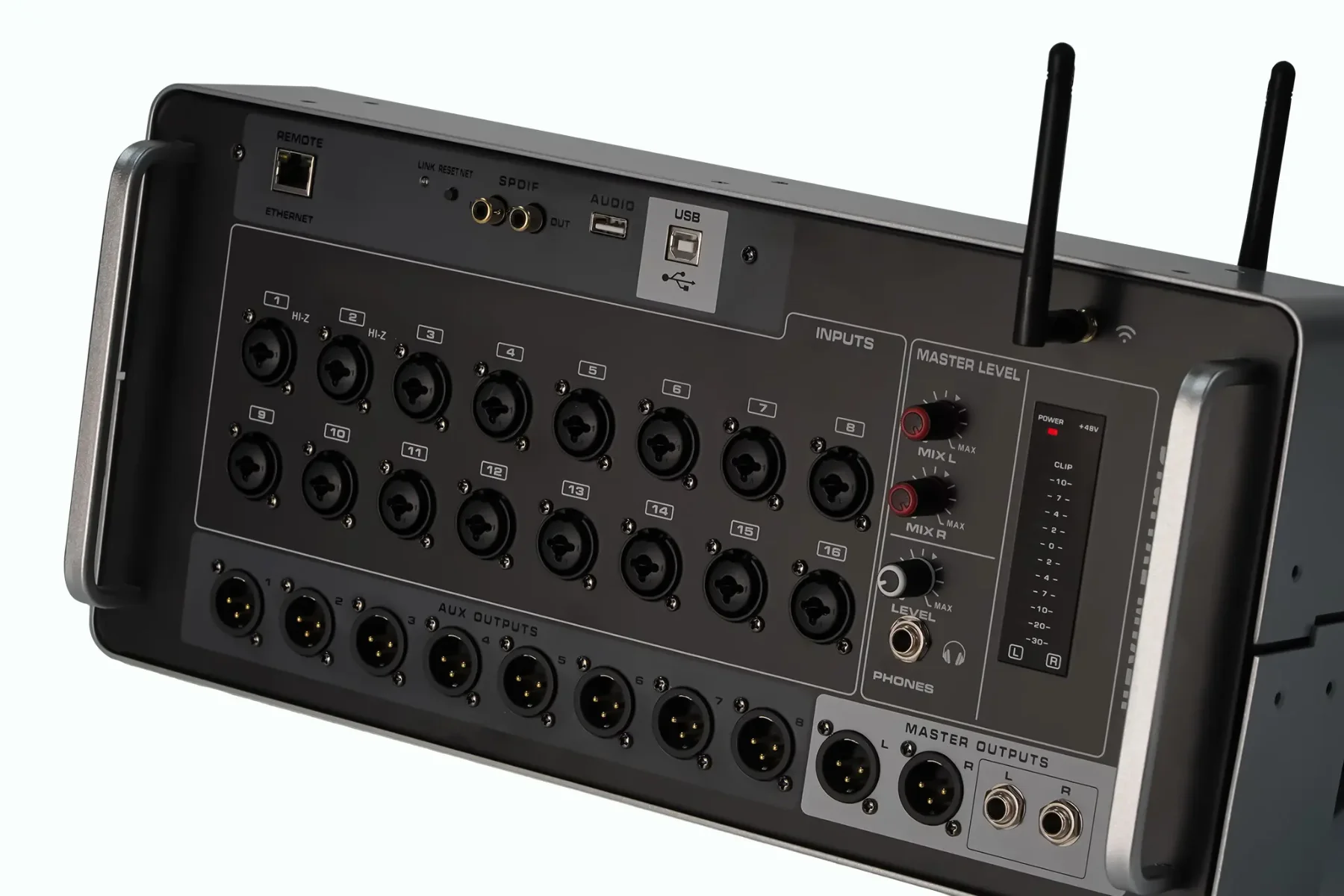 16-Channel Digital Mixer Metal Construction Conference Audio Matrix Video/Audio Loudspeakers China Factory Audio Console
